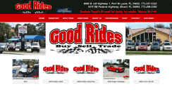 Desktop Screenshot of goodridesinc.com